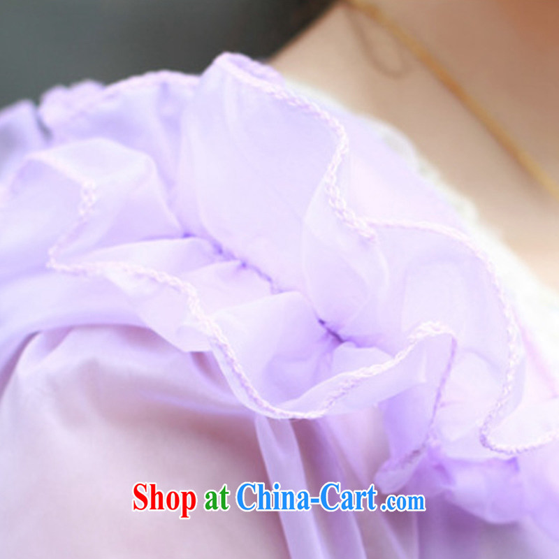 Zi Yu Man-hon's 2015 new summer Long Hoody-lace ultra-thin sunscreen clothing and the T-shirt-shirt sunscreen clothing female white M, Purple Han, shopping on the Internet