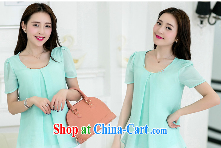 The Yi 2014 summer new Korean Beauty larger short-sleeved quality cool snow woven shirts women 8912 red short-sleeved XXXL pictures, price, brand platters! Elections are good character, the national distribution, so why buy now enjoy more preferential! Health