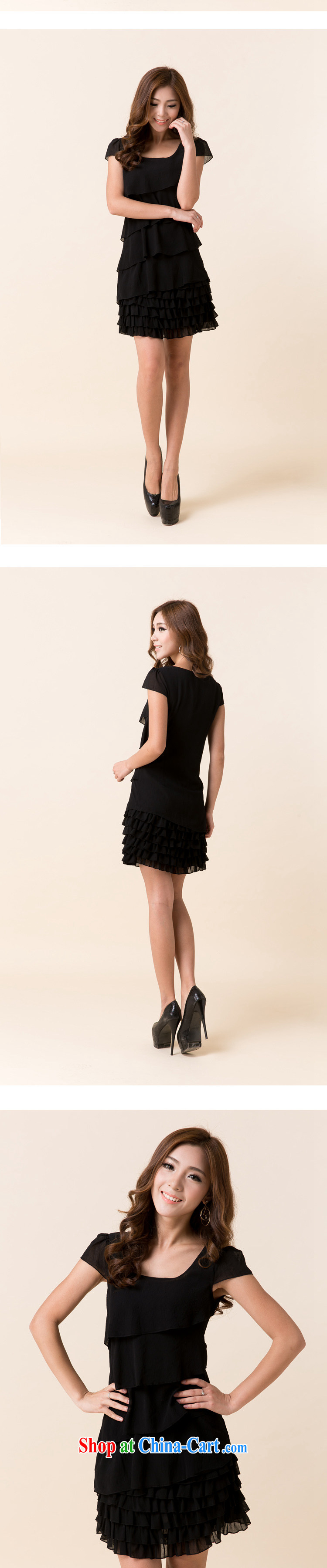 Solabe/the Addis Ababa mm thick summer Korean snow woven dresses lady graphics thin beauty pure color cake skirt 1303 black XXXL pictures, price, brand platters! Elections are good character, the national distribution, so why buy now enjoy more preferential! Health