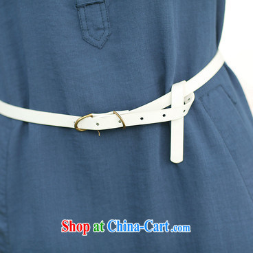 The Ju-Yee Nga 2014 new large, summer arts, cotton the female loose 7 cuff dress YY 1186 blue XXL pictures, price, brand platters! Elections are good character, the national distribution, so why buy now enjoy more preferential! Health