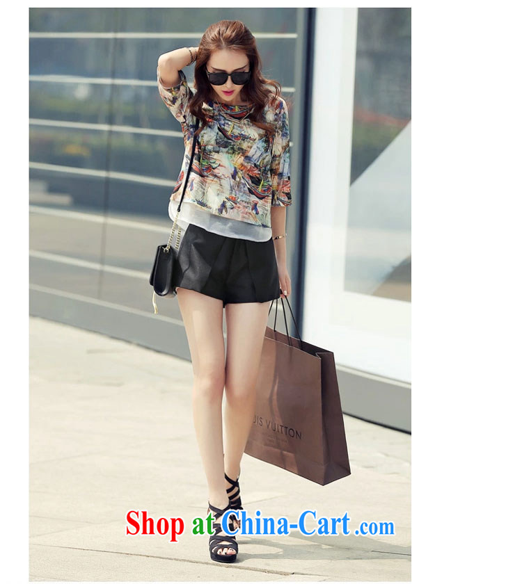 Tang year 2015 the code Female European root yarn T shirts summer new minimalist Leisure Centers MM loose snow woven package short-sleeve T-shirt + shorts/7171 2 XL 135 - 145 Jack left and right pictures, price, brand platters! Elections are good character, the national distribution, so why buy now enjoy more preferential! Health