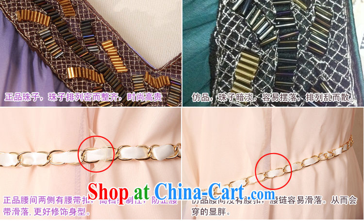 New summer, mm thick Korean king, female short-sleeved gradient snow woven dresses 200 Jack loose V collar dresses 082 violet gradient 4 XL weighing about 200 Jack pictures, price, brand platters! Elections are good character, the national distribution, so why buy now enjoy more preferential! Health
