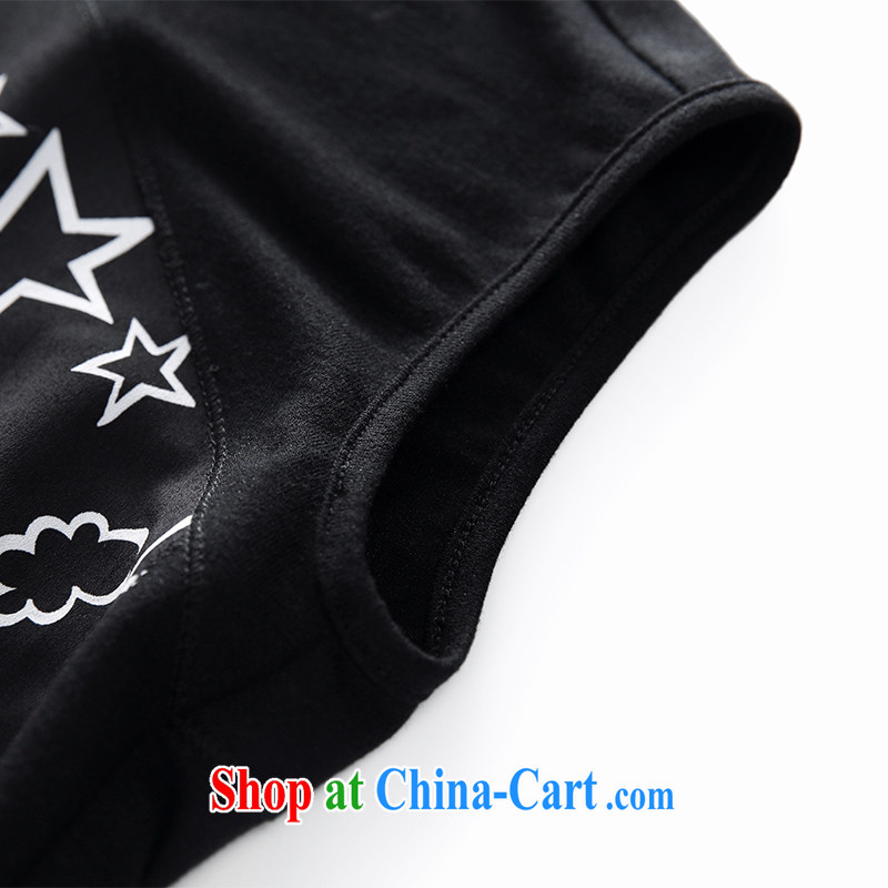 The Mak the code 2014 new thick mm stylish Korean version stamp loose short-sleeve female T pension payments 41,503 black XXXL, former Yugoslavia, Mak, and shopping on the Internet