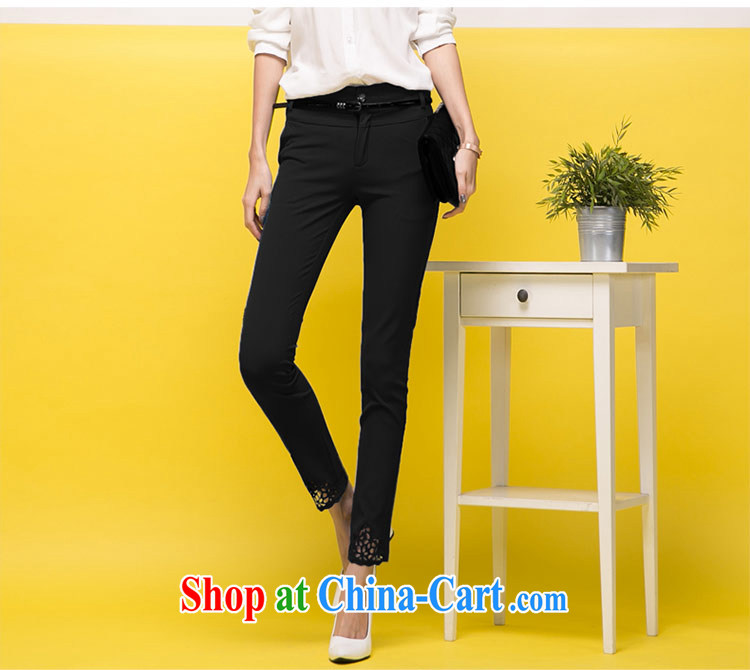 The honey and diverse large, female fat MM Korean version of the new compact Openwork embroidery high waist cultivating castor pants 9 pants girls 8764 Orchid purple XXXL pictures, price, brand platters! Elections are good character, the national distribution, so why buy now enjoy more preferential! Health
