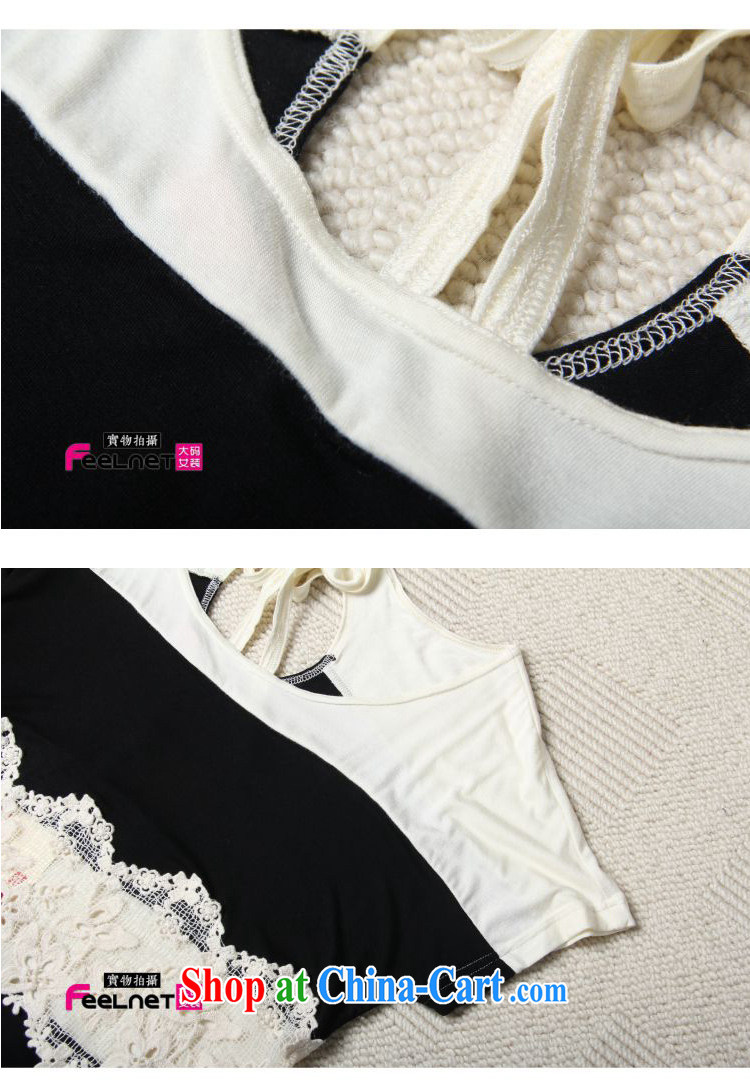 feelnet thick MM 2015 XL female summer new Korean version, graphics thin stitching lace short sleeves shirt T 2140 white 3XL pictures, price, brand platters! Elections are good character, the national distribution, so why buy now enjoy more preferential! Health