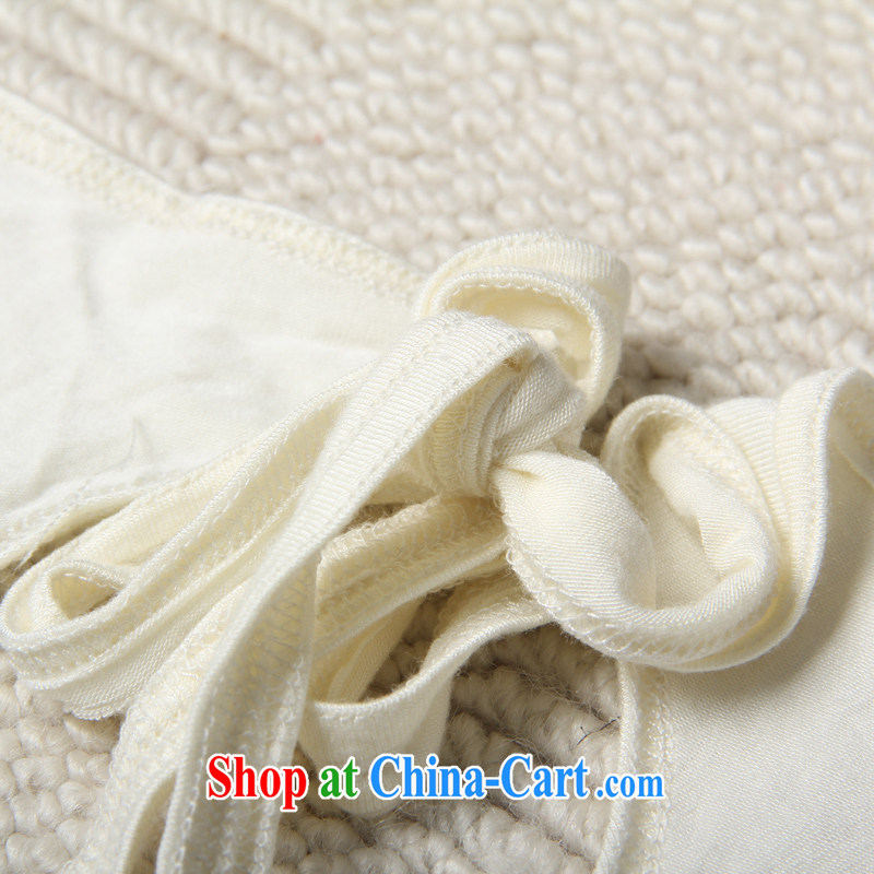 feelnet thick MM 2015 XL female summer new Korean version, graphics thin stitching lace short sleeves shirt T 2140 white 3XL, FeelNET, shopping on the Internet