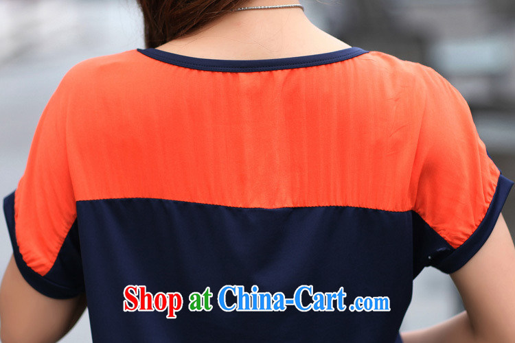 Thick MM larger female short-sleeve T-shirt 9 pants graphics thin sport and leisure package girls summer 2014 Korea summer dark blue XXXL pictures, price, brand platters! Elections are good character, the national distribution, so why buy now enjoy more preferential! Health