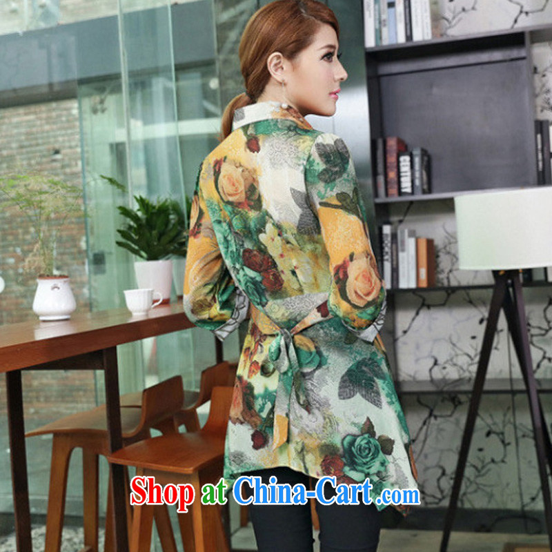 Adjourned accordingly at five minutes to the US 2015 and indeed increase, female summer Korean version, long, irregular, with emphasis on T-shirts in mm snow cuff woven shirts 1659 photo color 5 XL. To us, shopping on the Internet
