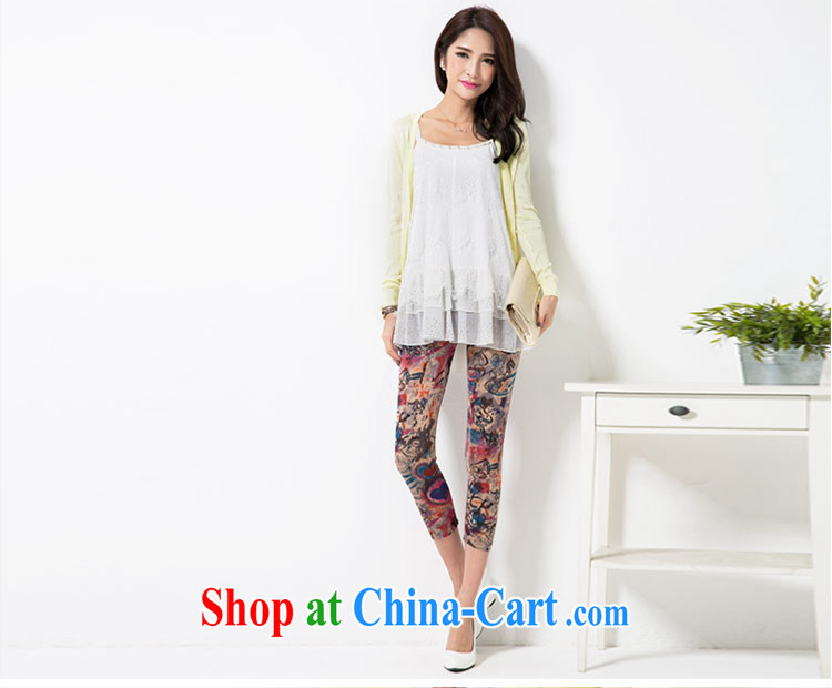 The honey beauty mm thick larger women new summer stretch high-waist Elastic waist graphics thin 100 ground 7 beauty pants girls 8786 coffee totem XXXXL pictures, price, brand platters! Elections are good character, the national distribution, so why buy now enjoy more preferential! Health