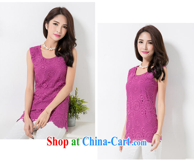 The honey and diverse expertise MM summer new, larger female Korean lace sleeveless round neck snow woven shirts vest solid shirt women 8780 black XXXL pictures, price, brand platters! Elections are good character, the national distribution, so why buy now enjoy more preferential! Health
