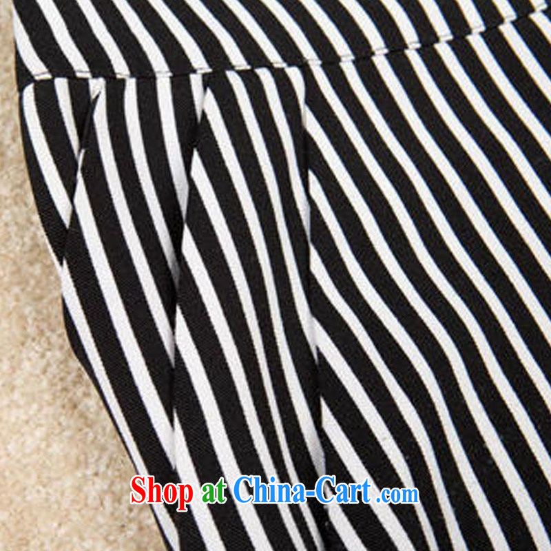 The Code female Korean fashion 100 ground streaks graphics thin, Trouser Press 7 pants girls 2014 XXXL streaks, Biao (BIAOSHANG), shopping on the Internet