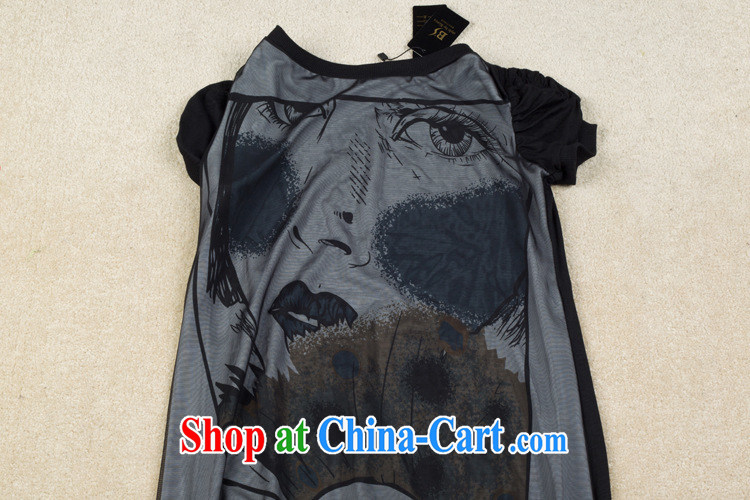 2014 summer is the XL female black, warranty graphics thin T-shirt with short sleeves shirt T black XXL pictures, price, brand platters! Elections are good character, the national distribution, so why buy now enjoy more preferential! Health