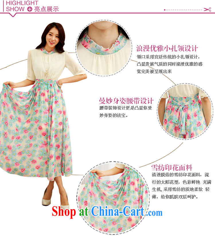 Constitution, the Code women's clothing 2015 the waist graphics thin floral bohemian beach skirts XL thick sister beach skirts leisure skirt snow woven dresses apricot 4 XL 160 - 175 Jack pictures, price, brand platters! Elections are good character, the national distribution, so why buy now enjoy more preferential! Health