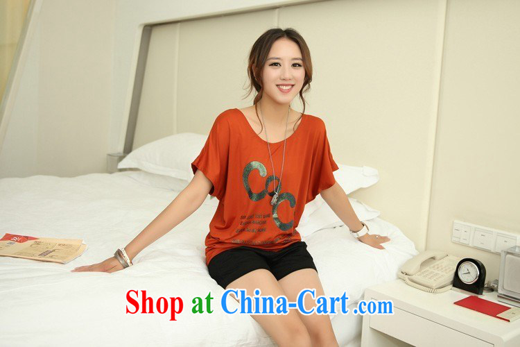 2014 mm thick summer graphics thin XL female graphics thin short-sleeve round neck, T-shirt short-sleeved half sleeve T-shirt iron red XXXXL pictures, price, brand platters! Elections are good character, the national distribution, so why buy now enjoy more preferential! Health