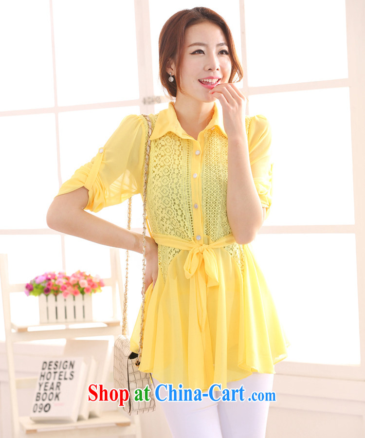 gel beads 2015 new women, women who are decorated bubble cuff stitching lace snow woven shirts yellow XXL pictures, price, brand platters! Elections are good character, the national distribution, so why buy now enjoy more preferential! Health