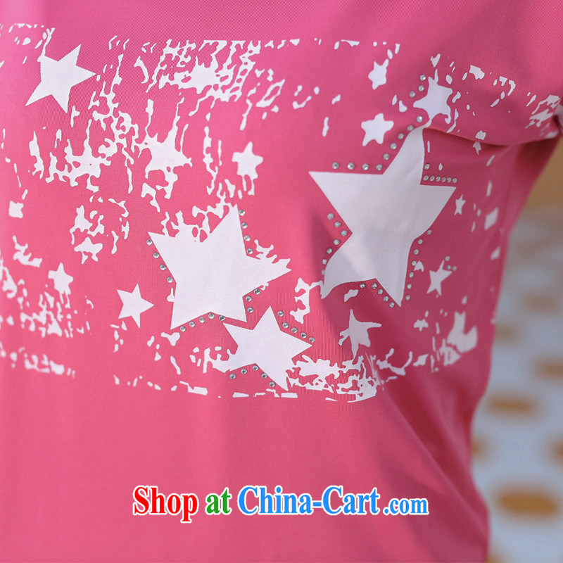 South Korea and Hongkong advisory committee 2015 the code girl with the FAT and set new stamp pattern T-shirt sport and leisure 7 Trouser press kit female Two-piece 9910 pink 5 XL, Korea and Hongkong Advisory Committee, and on-line shopping