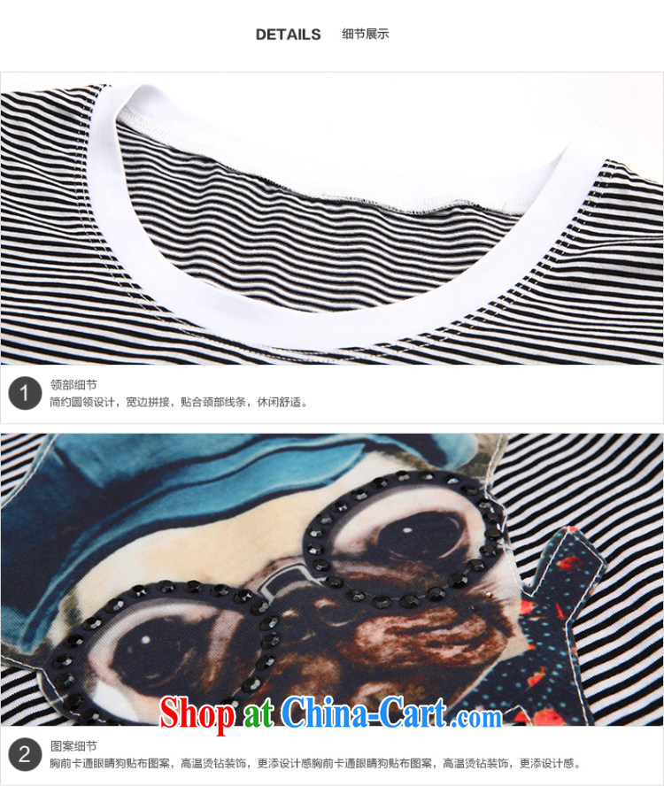 Water with thick mm summer 2014 new products, female Korean fashion stripes graphics thin loose T pension S XB 14 3263 black-and-white, 3 XL pictures, price, brand platters! Elections are good character, the national distribution, so why buy now enjoy more preferential! Health