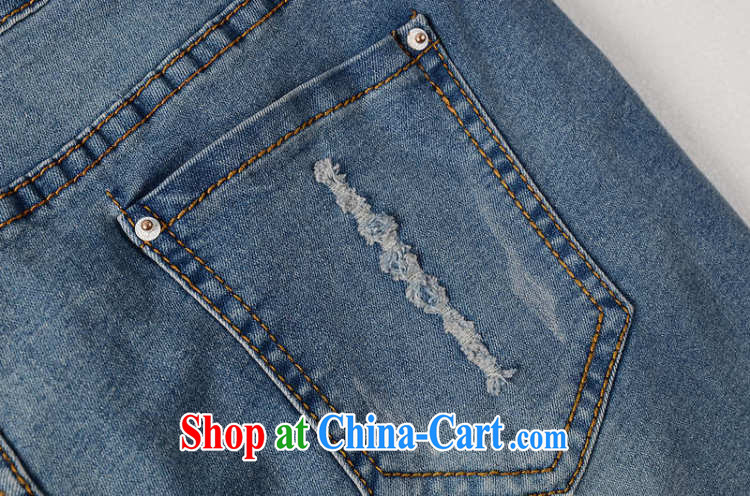 Thin (NOS) summer XL female inserts drilling thin beauty spring tension, high-waist breathable casual jeans M 21,161 blue 38 175 Jack left and right pictures, price, brand platters! Elections are good character, the national distribution, so why buy now enjoy more preferential! Health