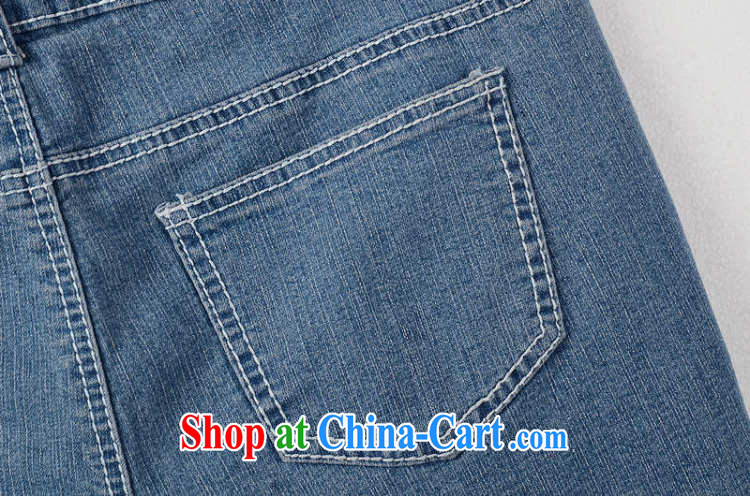 Thin (NOS) Korean version of the greater code female summer staple beads worn out Elastic waist graphics thin jeans hot pants M 76,911 red 38 code/suitable for 170 Jack left and right pictures, price, brand platters! Elections are good character, the national distribution, so why buy now enjoy more preferential! Health