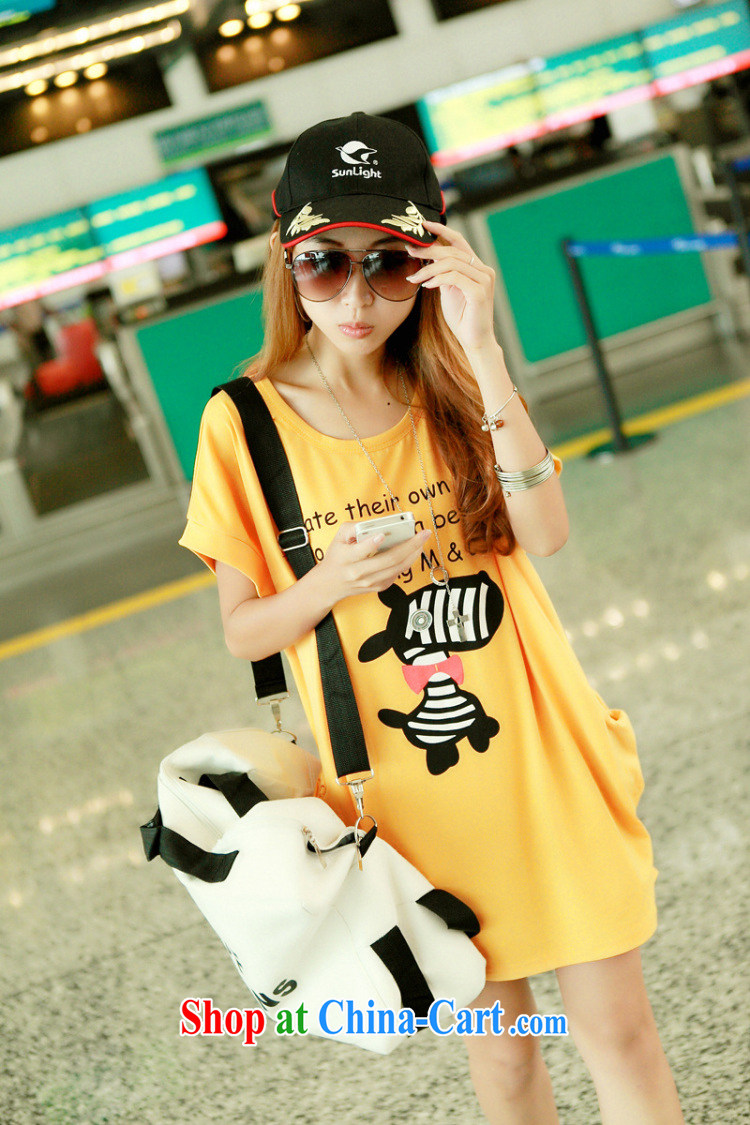 In short * 2015 girls summer new, 269,127 Korean pony pattern in lovely long T pension maximum code women thick sister female yellow are code pictures, price, brand platters! Elections are good character, the national distribution, so why buy now enjoy more preferential! Health