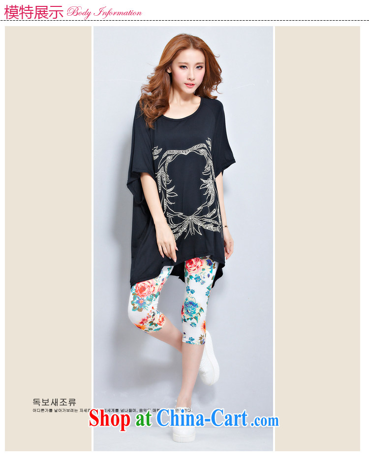 2014 spring and summer, new, ladies short-sleeved T-shirt Han version, long, loose the code t-shirt black are code pictures, price, brand platters! Elections are good character, the national distribution, so why buy now enjoy more preferential! Health