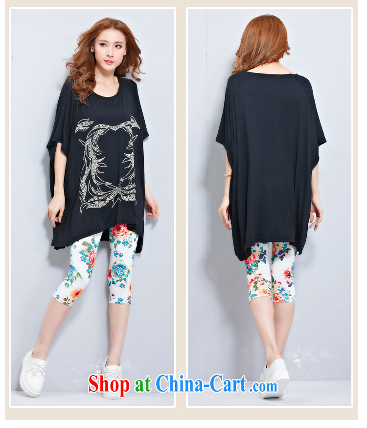 2014 spring and summer, new, ladies short-sleeved T-shirt Han version, long, loose the code t-shirt black are code pictures, price, brand platters! Elections are good character, the national distribution, so why buy now enjoy more preferential! Health