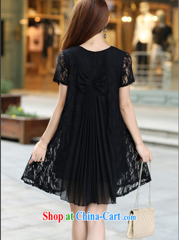 From here you can mm thick summer 2015 new Korean version thick sister lace shirt thick, graphics thin large code snow woven dresses - 5042 black XXXXL pictures, price, brand platters! Elections are good character, the national distribution, so why buy now enjoy more preferential! Health