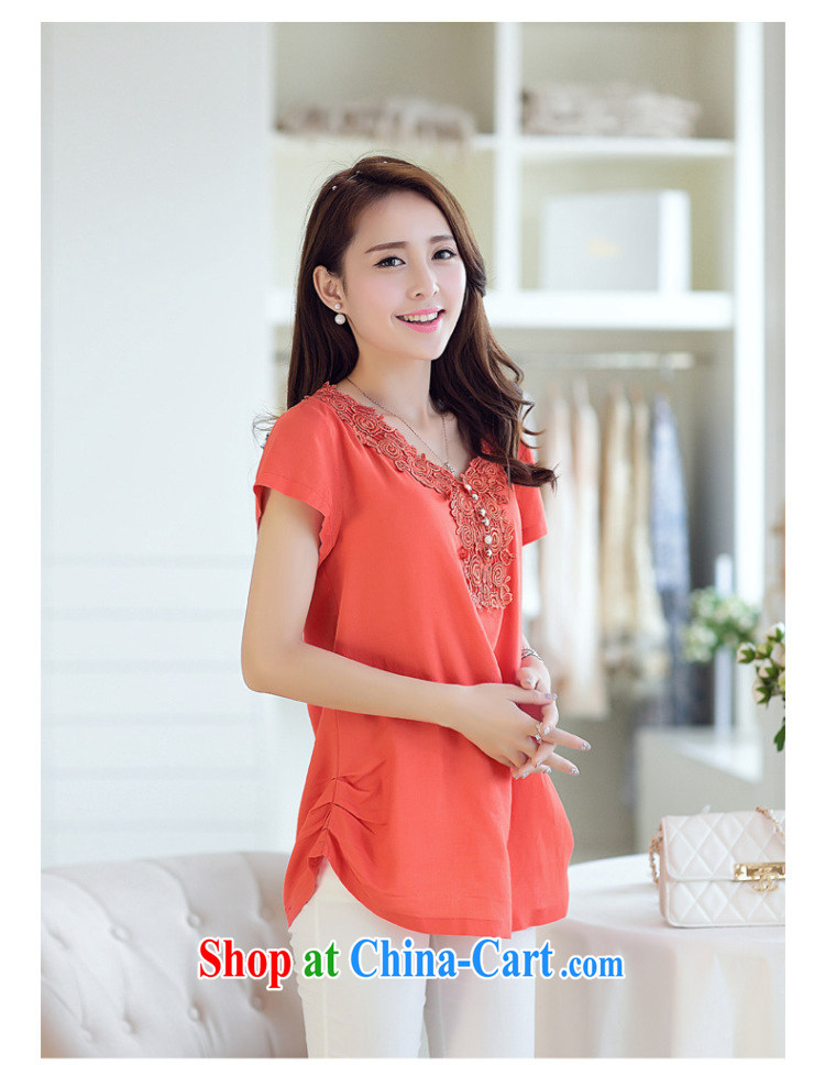 The Ju-Yee Nga summer new, thick sister graphics thin short-sleeved large, female cotton Ma T pension YY 77,189 ink blue XXXL pictures, price, brand platters! Elections are good character, the national distribution, so why buy now enjoy more preferential! Health