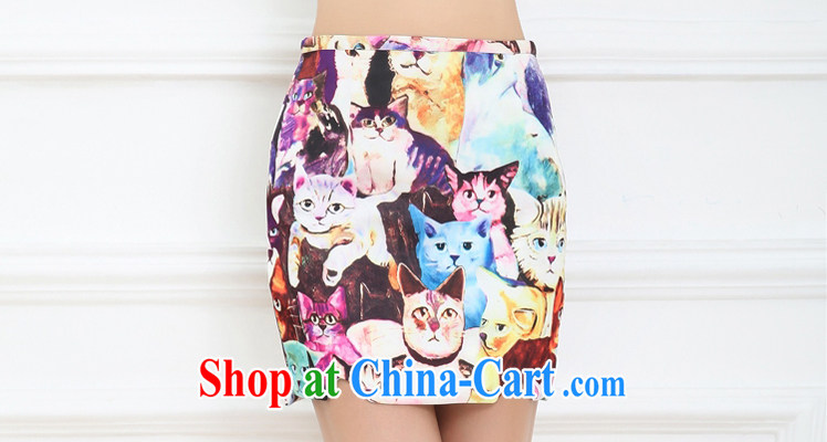 Increase the thick mm summer 2015 larger female graphics thin package and pencil skirts short skirts kitten stamp body skirt suit 5 XL recommendations 190 - 210 Jack pictures, price, brand platters! Elections are good character, the national distribution, so why buy now enjoy more preferential! Health