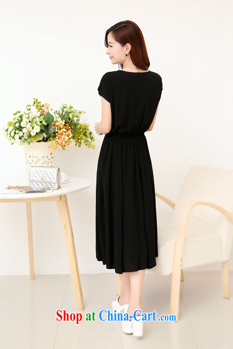 The US, the new summer relaxed stylish girl with the obese sister graphics thin 4XL, long dresses MJ 91,361 black XXXL pictures, price, brand platters! Elections are good character, the national distribution, so why buy now enjoy more preferential! Health