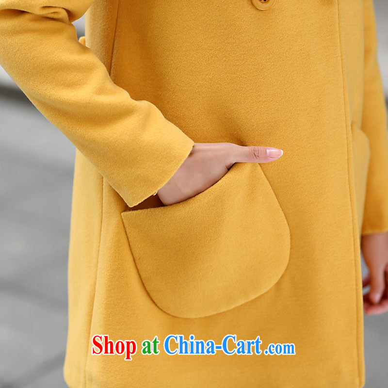 The line spend a lot, girls in winter, Korean video thin thick mm simple and thick double-small pocket loose hair that jacket ST B - the red 4 XL, sea routes, the Code women, on-line shopping