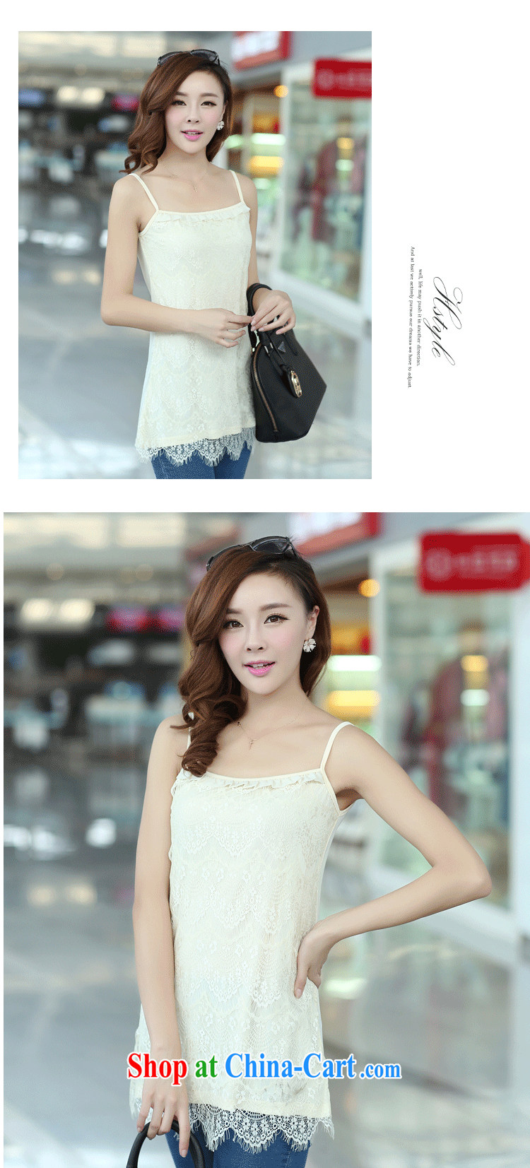 mm thick summer Korean fashion 2015 New, and indeed increase, female video thin 100 ground lace straps shirt stretch vest solid shirt T pension 35,004 white 3 XL pictures, price, brand platters! Elections are good character, the national distribution, so why buy now enjoy more preferential! Health