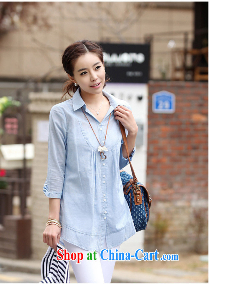 Imperial textile woven leisure 7 T-shirt, shirt, loose shirt blue L pictures, price, brand platters! Elections are good character, the national distribution, so why buy now enjoy more preferential! Health