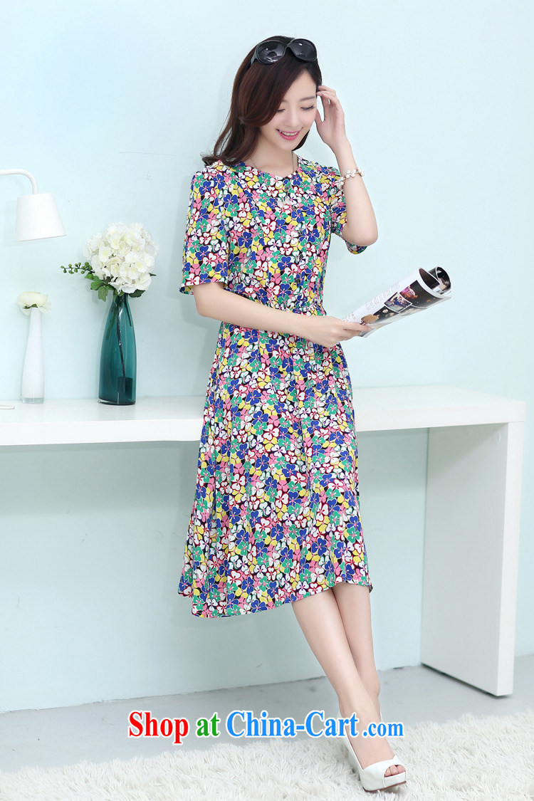 The Ju-Yee Nga new summer the Code women's clothing Korean bohemian long skirt floral thick sister graphics thin 4 XL cotton dress YJ 73,382 Crown XXXXL pictures, price, brand platters! Elections are good character, the national distribution, so why buy now enjoy more preferential! Health