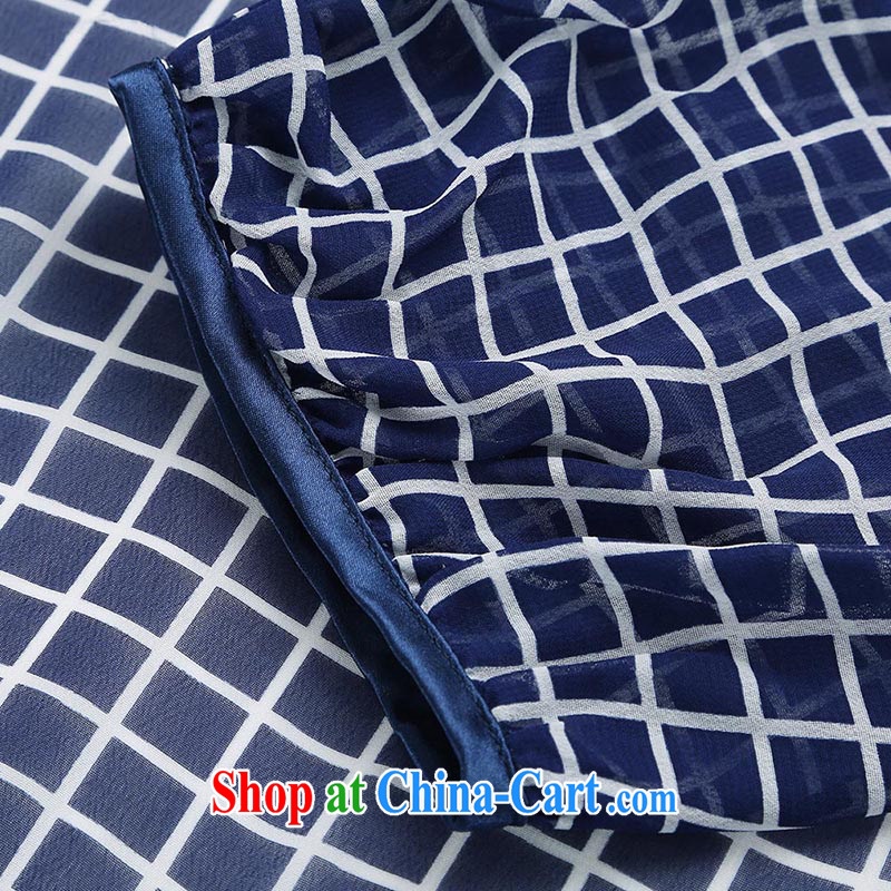MsShe XL female snow woven shirts 2015 summer new leisure leave of two part beauty, snow woven shirts 7043 blue 6 XL, Susan Carroll, Ms Elsie Leung Chow (MSSHE), online shopping