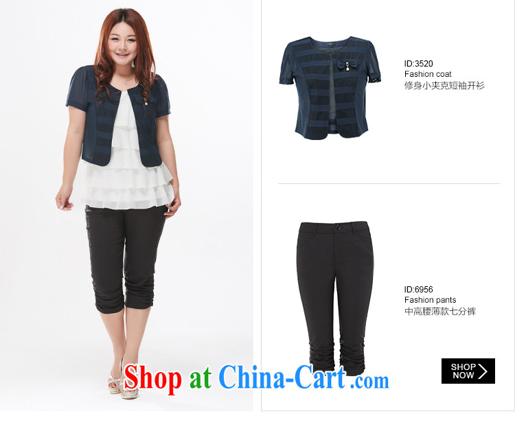 MsShe XL female 7 pants 2015 new thick mm video thin beauty cotton pants 6956 new the blue T 3 pictures, price, brand platters! Elections are good character, the national distribution, so why buy now enjoy more preferential! Health