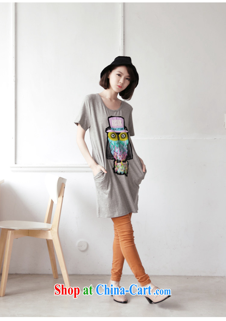 anderson, homemade Korean female sweet summer new, 2014 loose short-sleeve girls T-shirt 2171 gray 5 XL code pictures, price, brand platters! Elections are good character, the national distribution, so why buy now enjoy more preferential! Health
