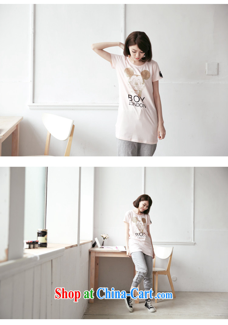 anderson, homemade Korean female sweet summer new, 2014 loose short-sleeve girls T-shirt 2156 pink 6 XL code pictures, price, brand platters! Elections are good character, the national distribution, so why buy now enjoy more preferential! Health