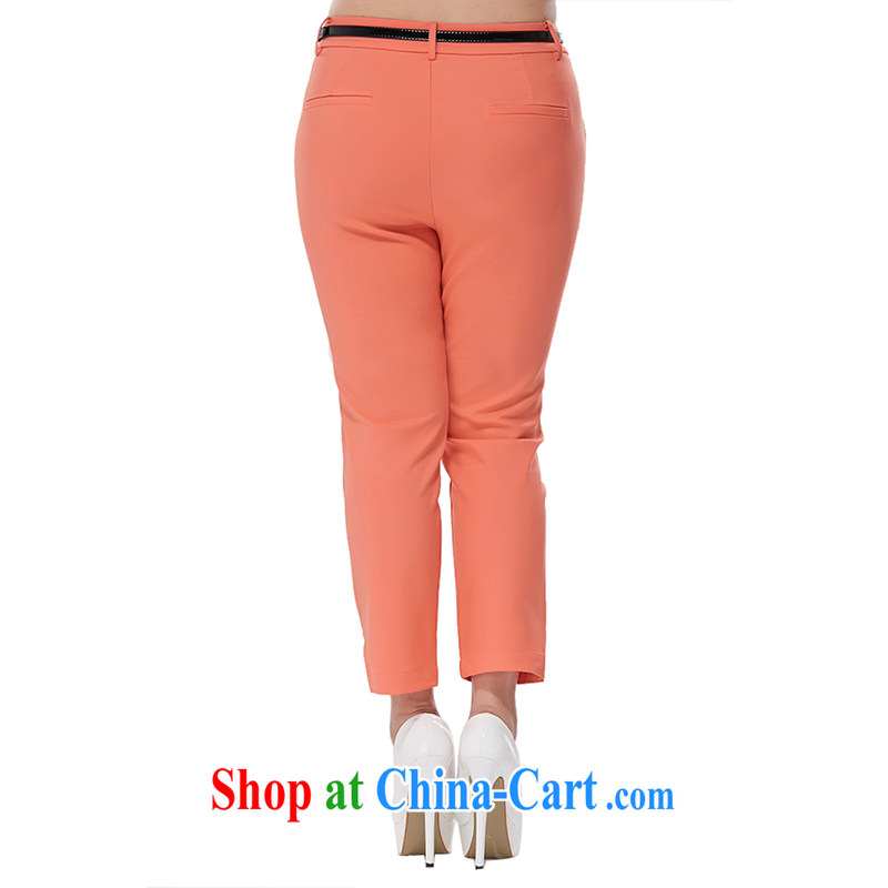 MsShe XL female 2015 summer NEW GRAPHICS thin beauty pants Solid Color 9 pants 7359 black T 2, Susan Carroll, Ms Elsie Leung Chow (MSSHE), online shopping