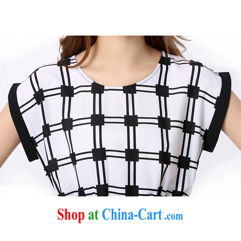 Constitution, Jacob colorful XL dresses and stylish plaid geometric block classic long skirt 2015 mm thick Autumn with bat sleeves waist-video tall elegant dresses black 5 XL 185 - 200 jack, constitution, Jacob (QIANYAZI), online shopping