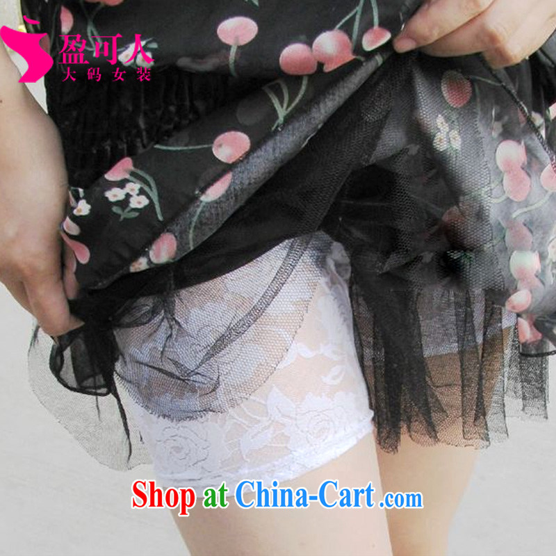 Surplus may 2014 spring and summer women's clothing new, larger female lace solid pants girls shorts girls summer mm thick safety trousers and go xxxxl white other size please contact customer service