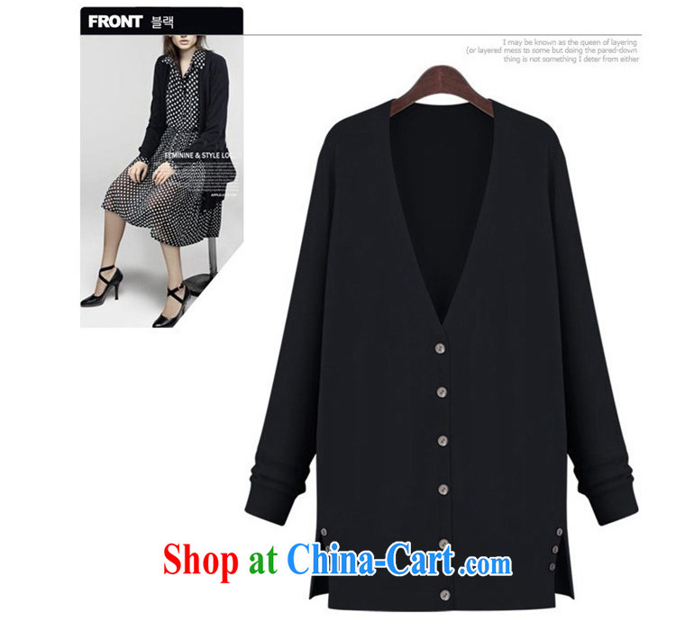 The Qi Qi 2015 spring new products in Europe and America, the Women in long, cultivating knitted shirts female thin cardigan ZZS 1005 black 2 XL pictures, price, brand platters! Elections are good character, the national distribution, so why buy now enjoy more preferential! Health