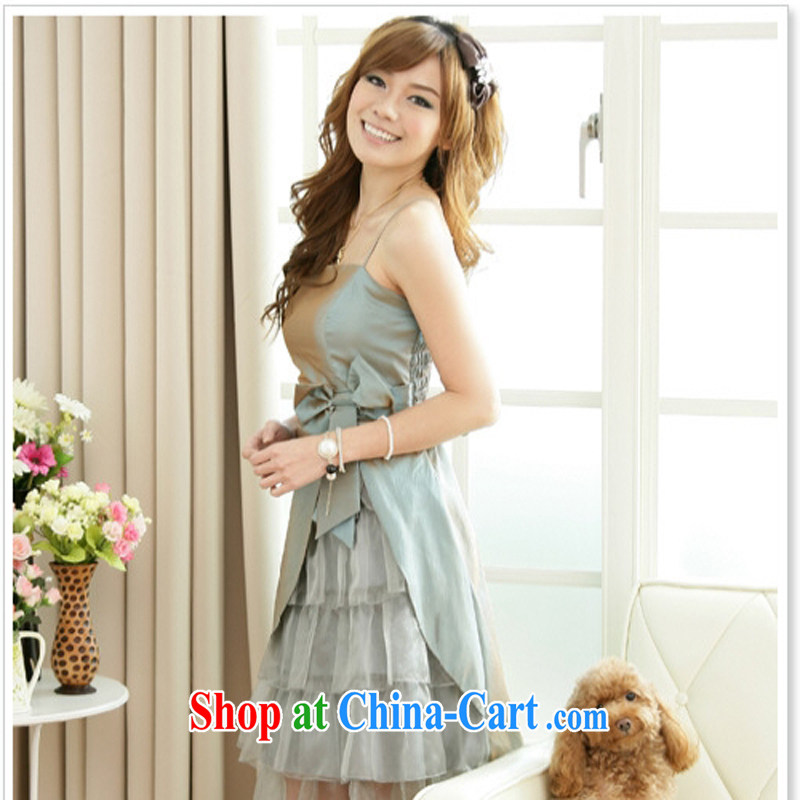 Constitution and clothing increased, Female Light dress 2015 new summer dinners cake small dress skirt mm thick short wedding bridesmaid sister straps dress green 3 XL 160 - 180 jack, constitution and clothing, and shopping on the Internet