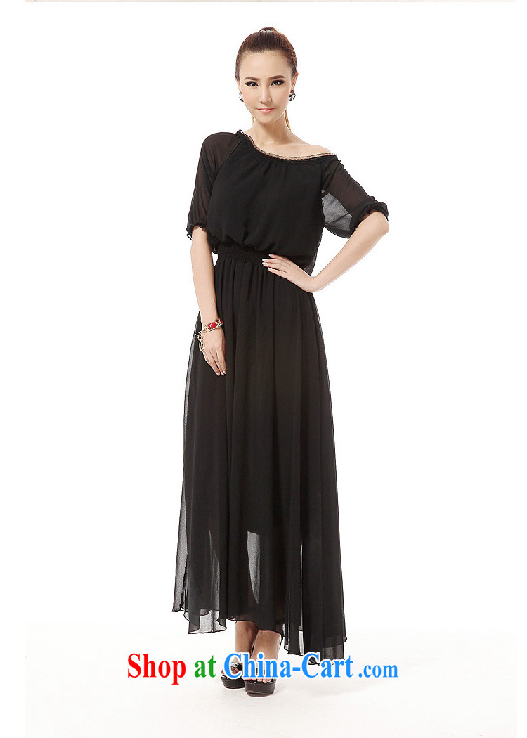 Surplus may 2014 summer new, larger female long skirt snow woven dresses thick sister graphics thin softness fairy skirt xxxxl black XXXXXL - tailored pictures, price, brand platters! Elections are good character, the national distribution, so why buy now enjoy more preferential! Health