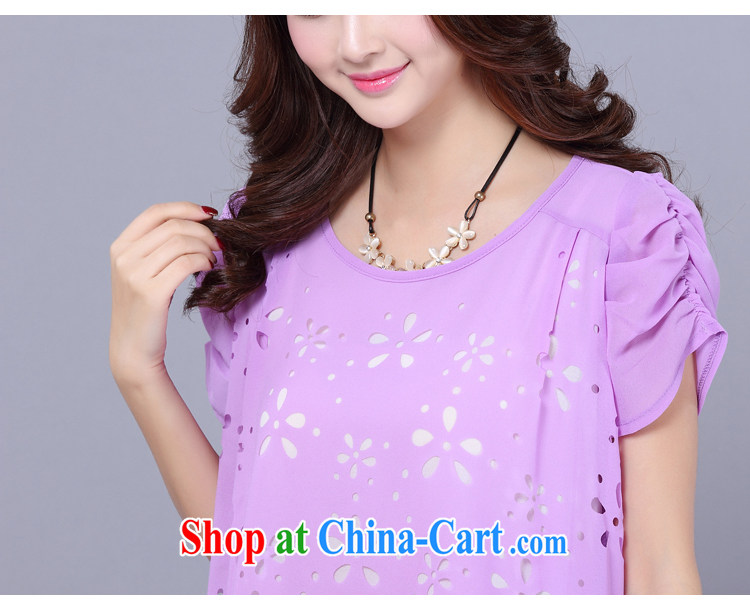 Morning would be summer 2015 New, and indeed increase, female fat MM Korean style laser flower Openwork snow woven shirts snow woven shirts T shirt large green code 5 XL pictures, price, brand platters! Elections are good character, the national distribution, so why buy now enjoy more preferential! Health