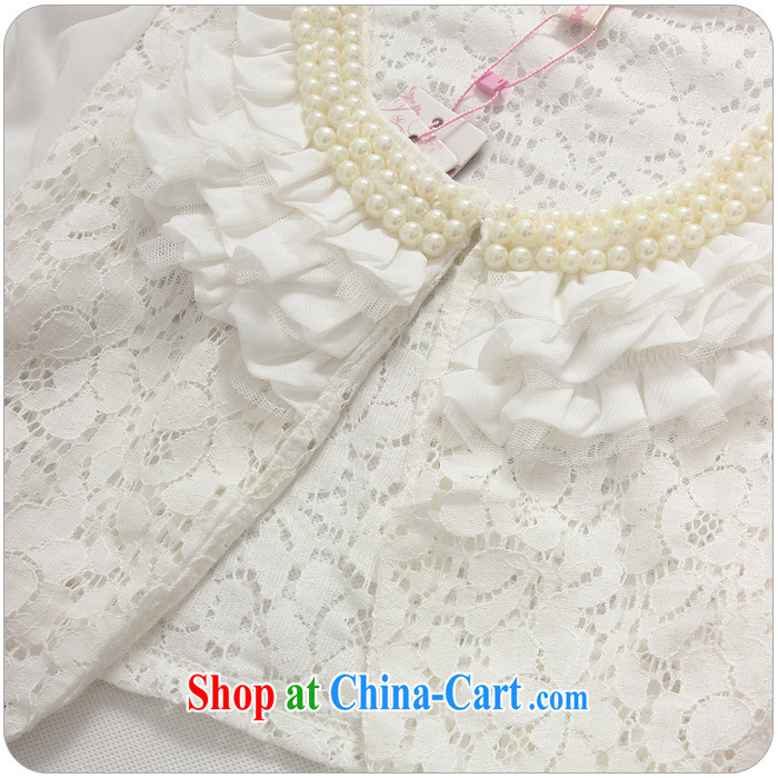 The delivery package as soon as possible the 2014 summer fashion dress boutique nails Pearl wedding shawl 100 ground strap dress, shoulder, coat Openwork lace larger shawl white 4XL pictures, price, brand platters! Elections are good character, the national distribution, so why buy now enjoy more preferential! Health