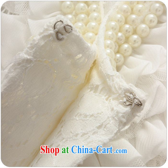 The delivery package as soon as possible the 2014 summer fashion dress boutique nails Pearl wedding shawl 100 ground strap dress, shoulder, coat Openwork lace larger shawl white 4XL pictures, price, brand platters! Elections are good character, the national distribution, so why buy now enjoy more preferential! Health