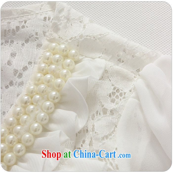 The delivery package as soon as possible the 2014 summer fashion dress boutique nails Pearl wedding shawl 100 ground strap dress, shoulder, coat Openwork lace larger shawl white 4XL pictures, price, brand platters! Elections are good character, the national distribution, so why buy now enjoy more preferential! Health