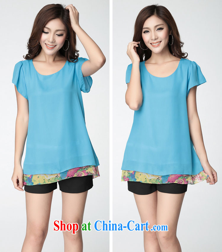 The hypertrophy, female T-shirt 2015 summer new Korean quality snow woven shirts thick sister leisure loose leave two T shirt T-shirt large, small yellow 3XL 160 - 175 Jack pictures, price, brand platters! Elections are good character, the national distribution, so why buy now enjoy more preferential! Health