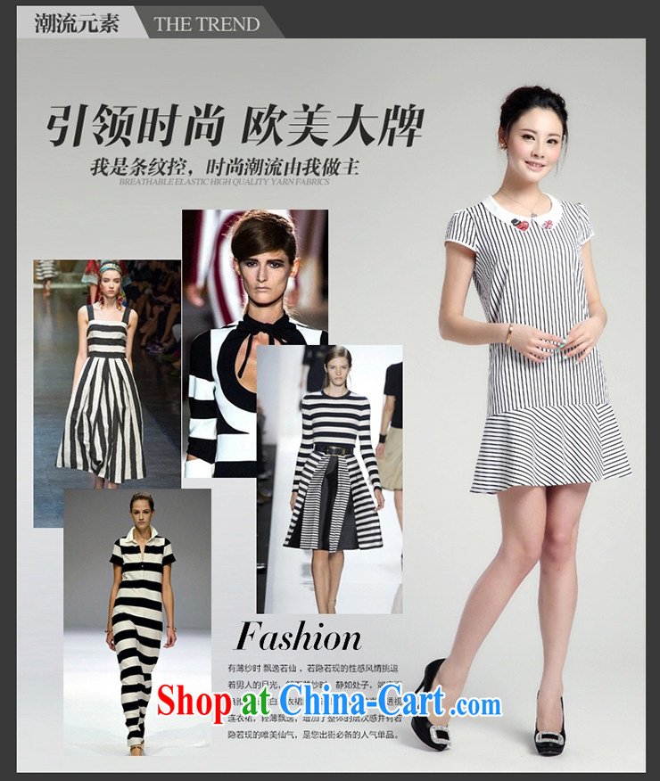 The Constitution is the female summer new dresses 2015 mm thick graphics thin stylish relaxed thick sister skirt 1494 black-and-white, 148 /7 XL pictures, price, brand platters! Elections are good character, the national distribution, so why buy now enjoy more preferential! Health